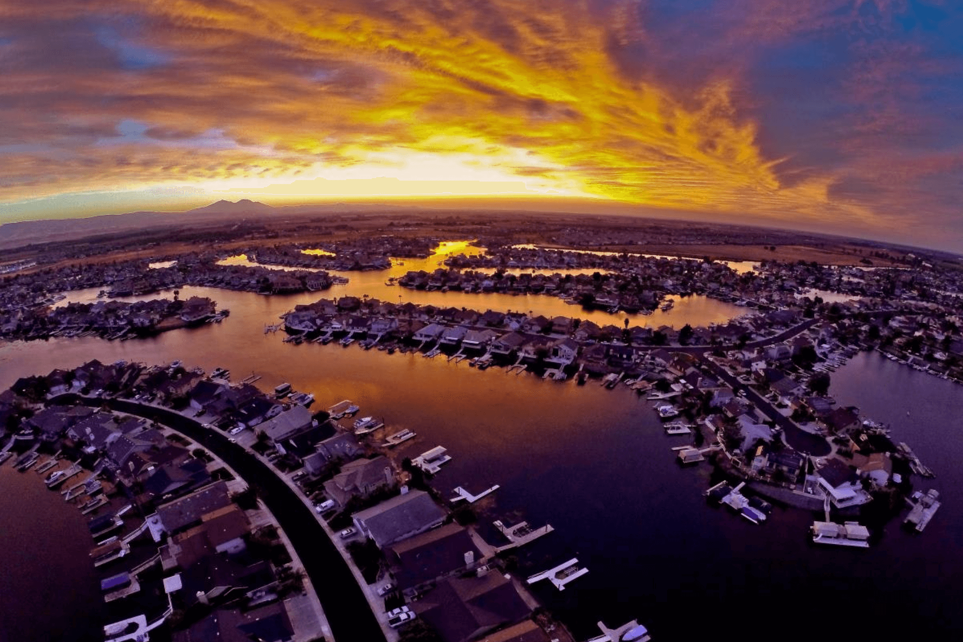 Beautiful Discovery Bay sunset